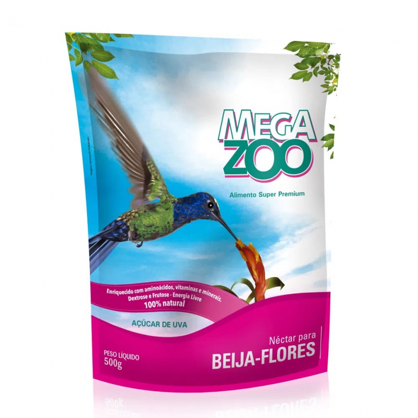 MEGAZOO NECTAR BEIJA FLORES 500G