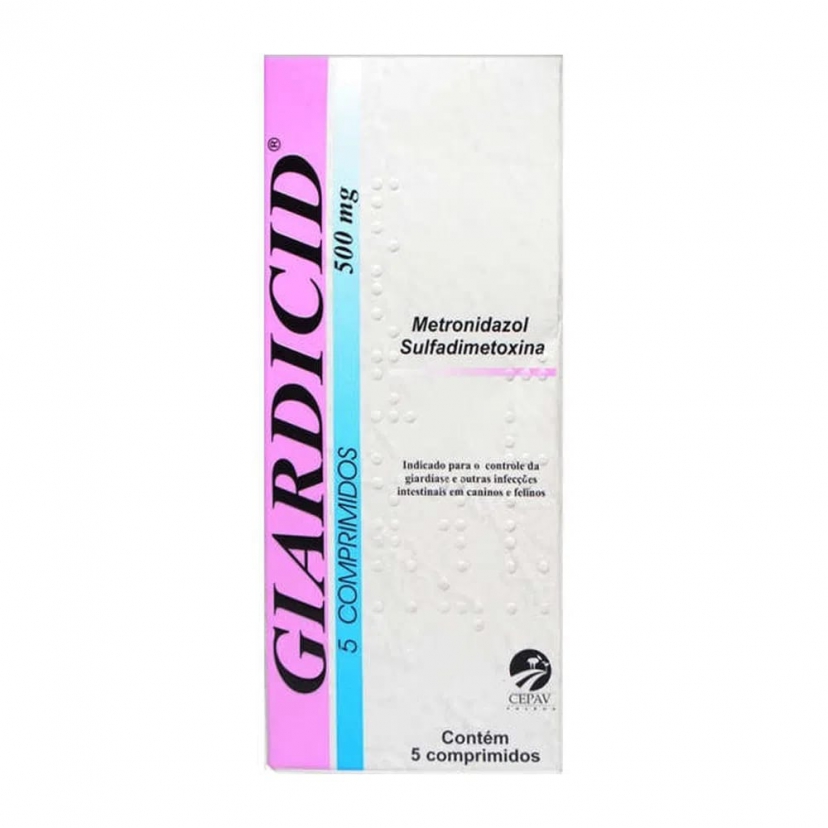 GIARDICID 500MG C/5COMP