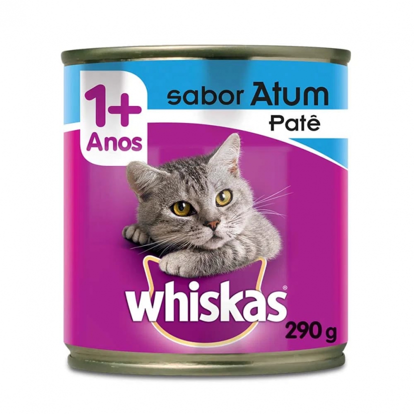 WHISKAS LATA ATUM PATE 290G