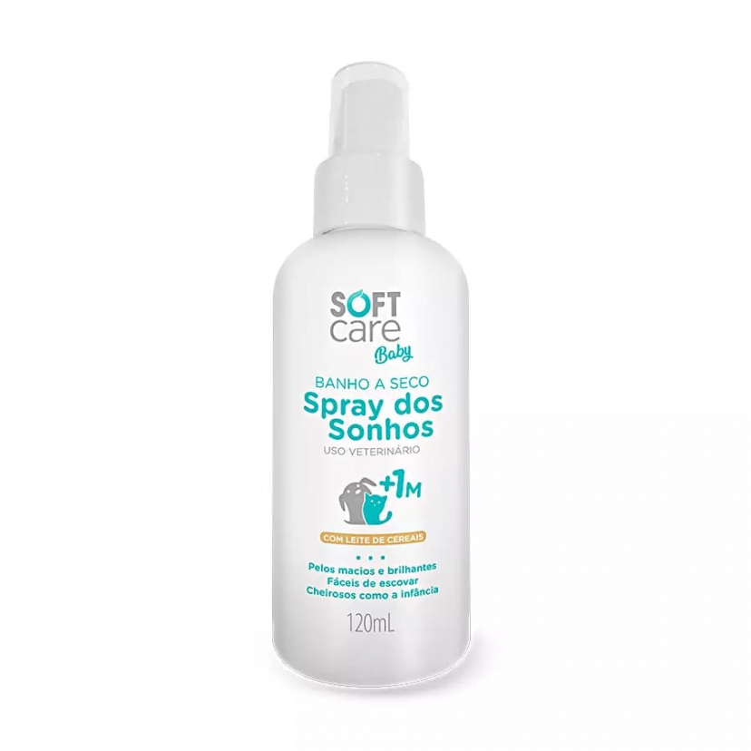 SOFT CARE BABY BANHO A SECO SPRAY DOS SONHOS 120ML 