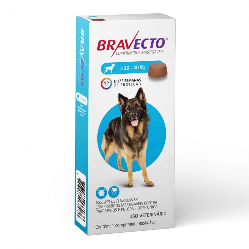 BRAVECTO 20-40KG 1000MG
