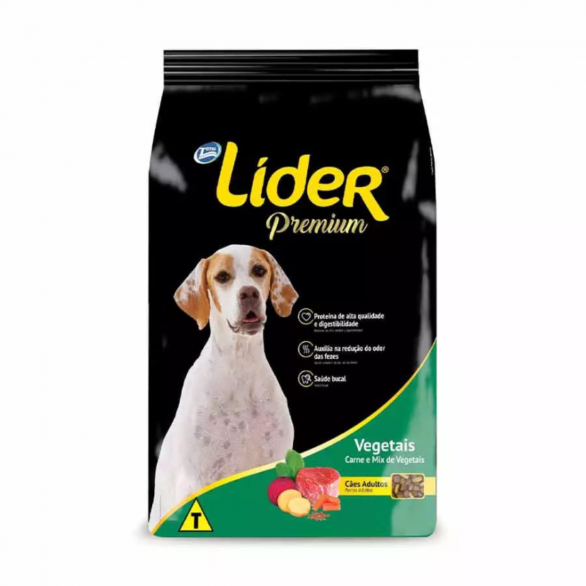 LIDER PREMIUM ADULTO VEGETAIS 20KG 
