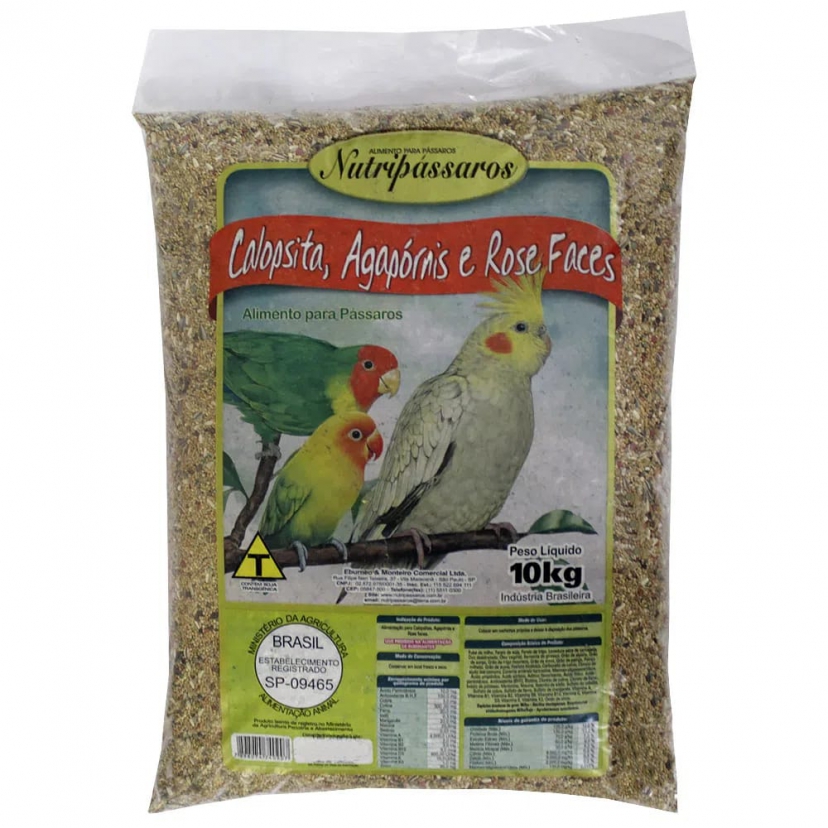 NUTRIPASSAROS CALOPSITA 10KG