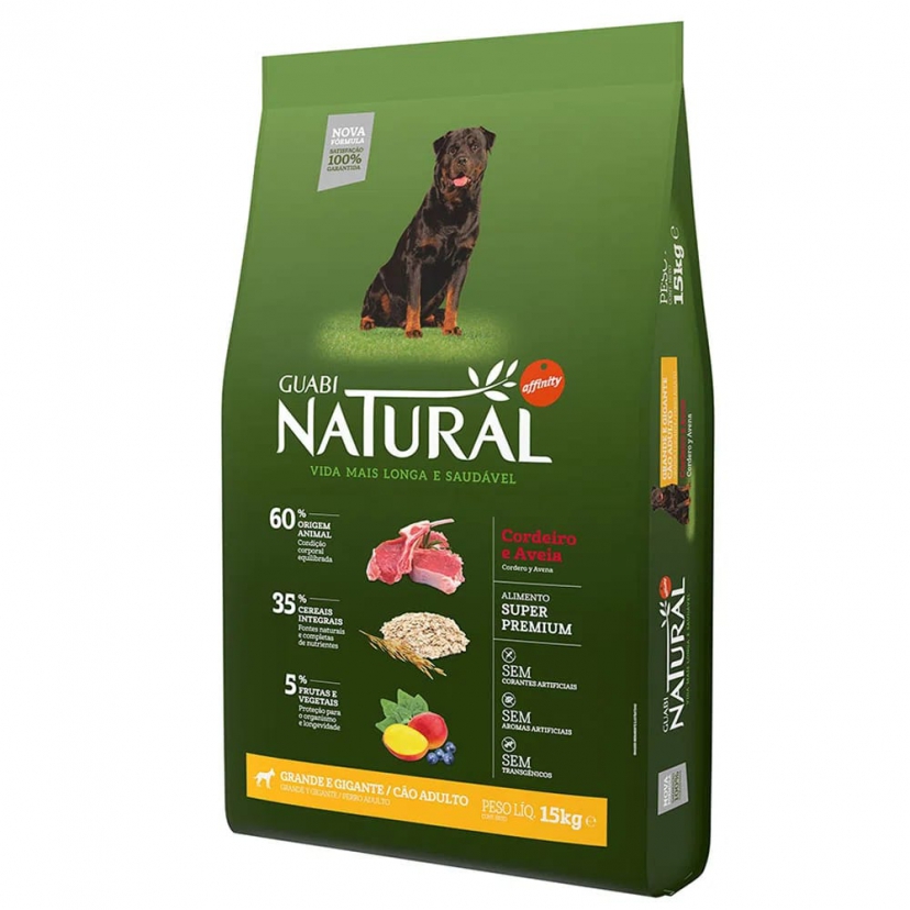 NATURAL ADULTO GG CORD/VEIA 15KG 