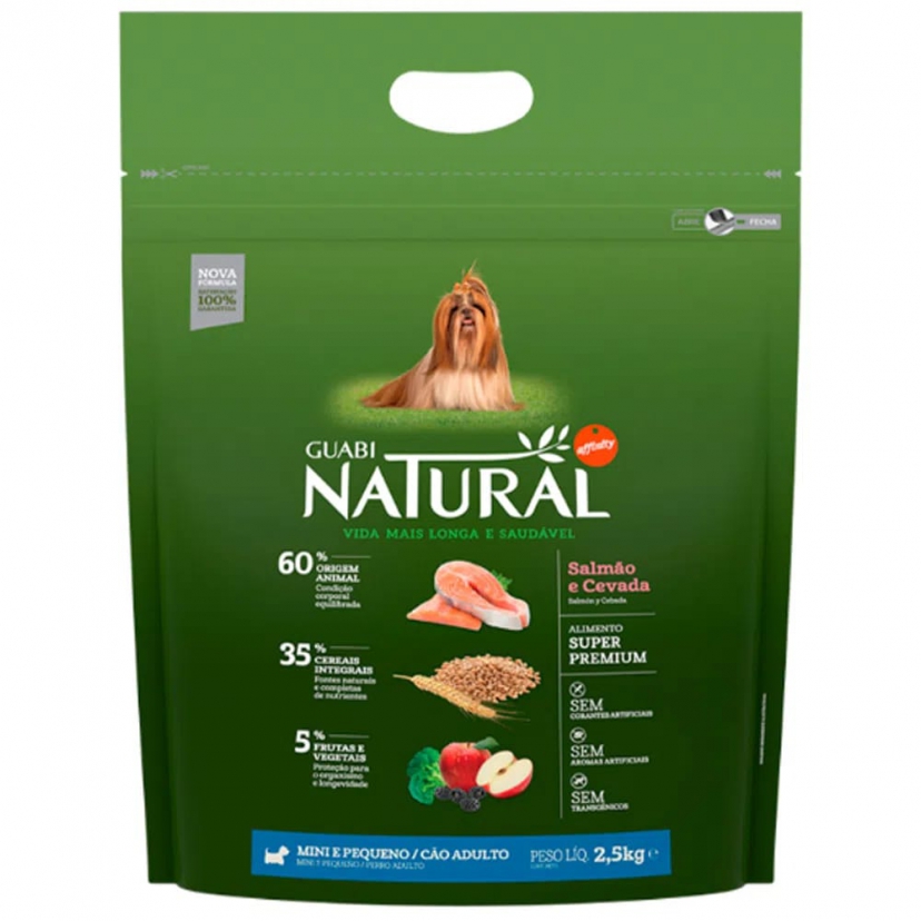 NATURAL ADULTO SALM/CEVADA 2,5KG 