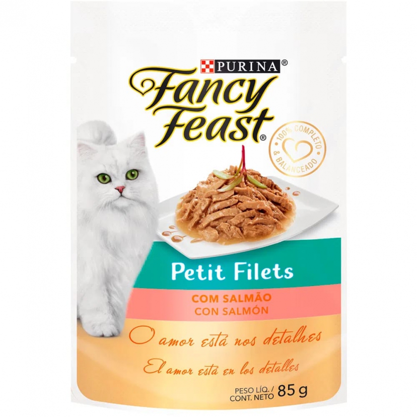 FANCY FEAST 85G PETIT FILET SALMAO 