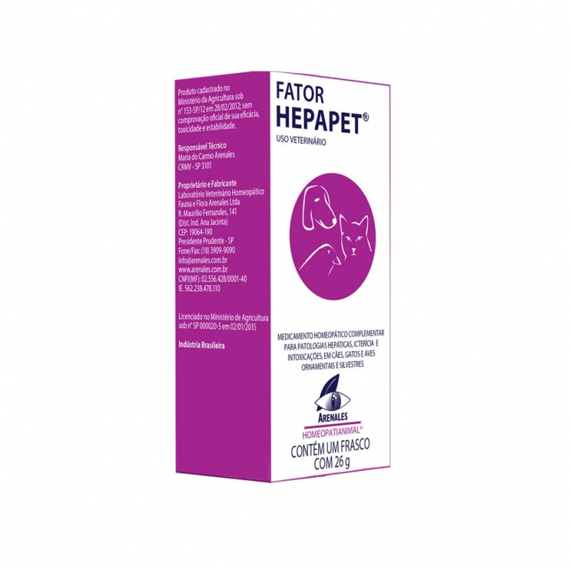 FATOR HEPA PET 26G