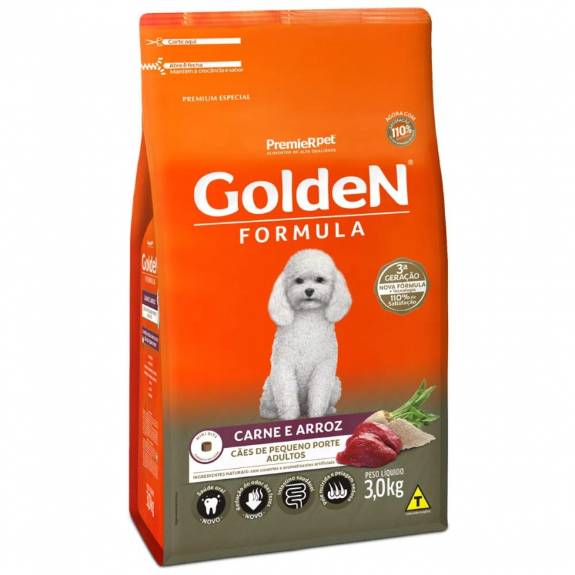 GOLDEN ADULTO CARNE MINI BITS 3KG