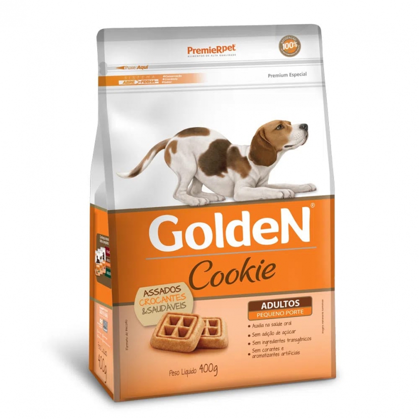 GOLDEN COOKIE ADULTO PEQUENO PORTE 400G