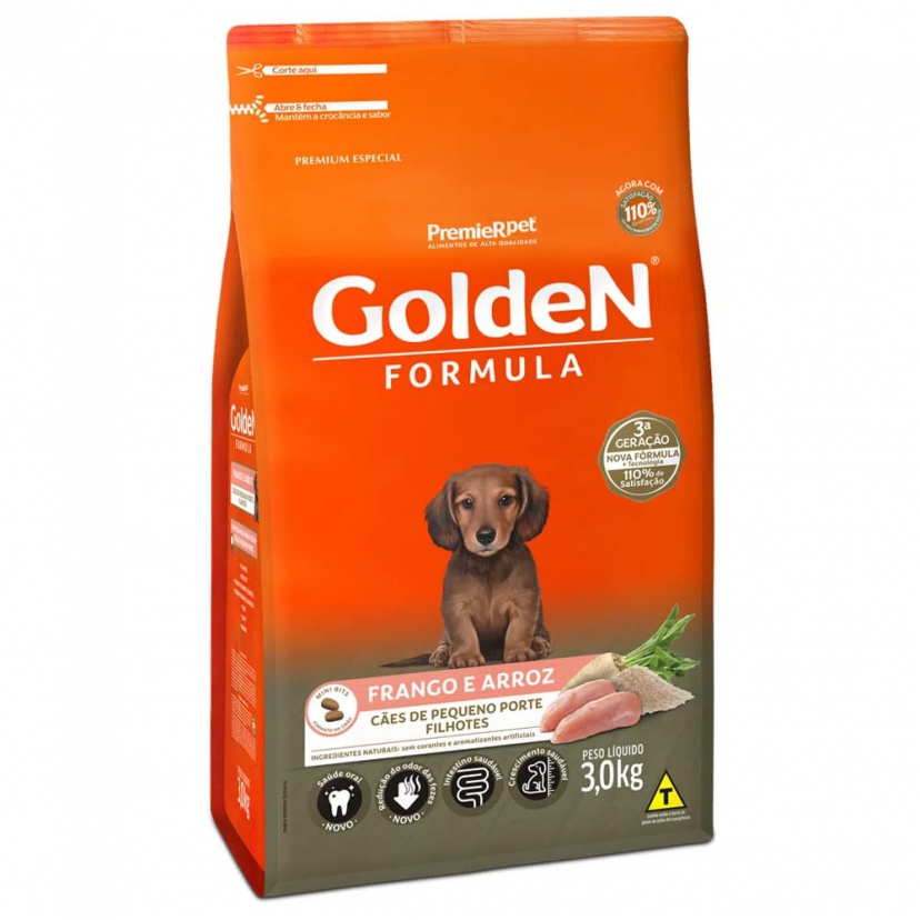 GOLDEN FILHOTE FRANGO MINI BITS 3KG