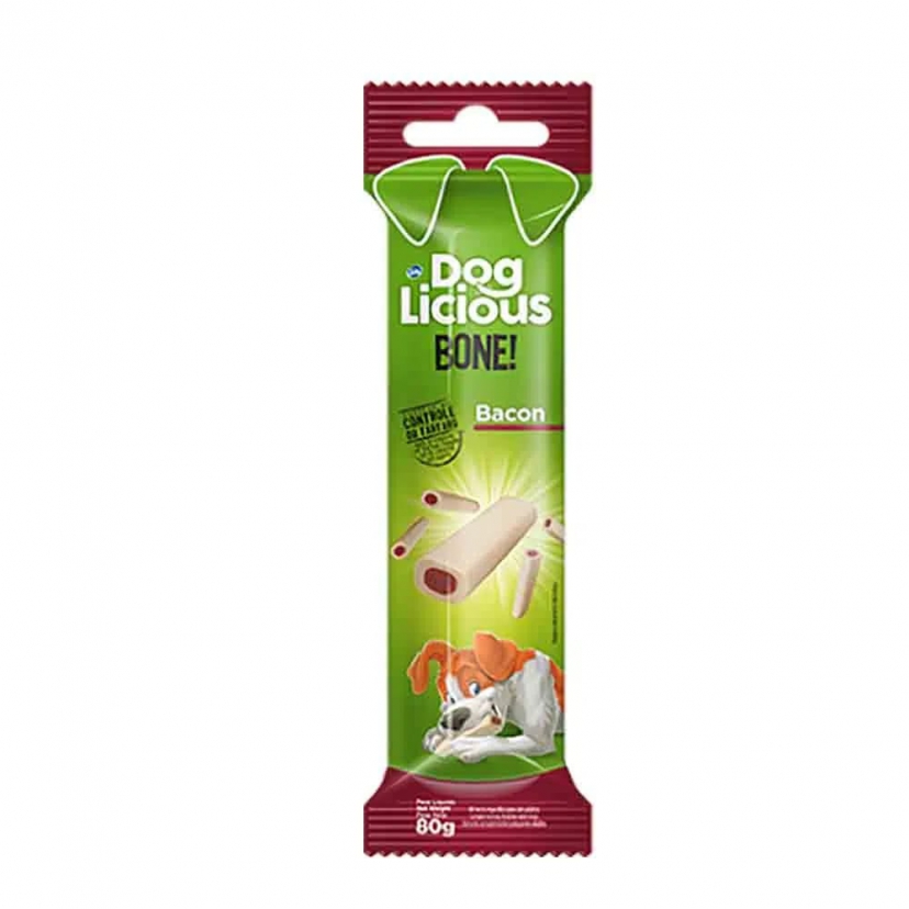 DOG LICIOUS BONE BACON 80GR